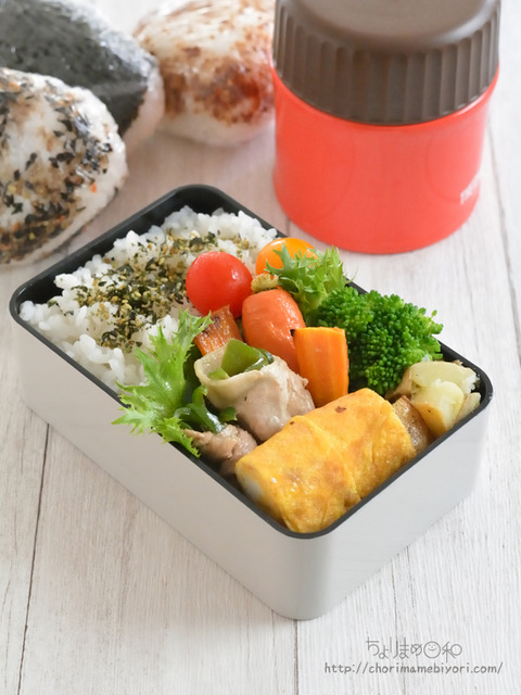 お弁当230710_レンジ豚巻きピーマン柚子胡椒