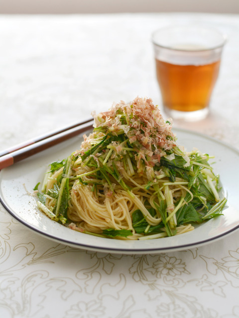 水菜の汁なしそうめんR