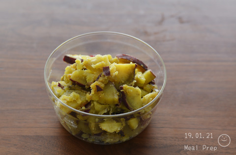 作り置き190121_さつまいもバター