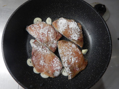 ブリのにんにくトマト照り焼き200325-P2