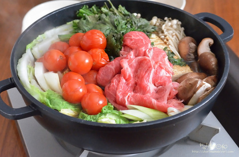 晩ごはん231118_すき焼き2