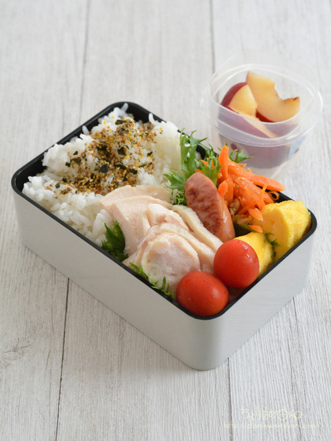 お弁当230805_低温調理塩鶏