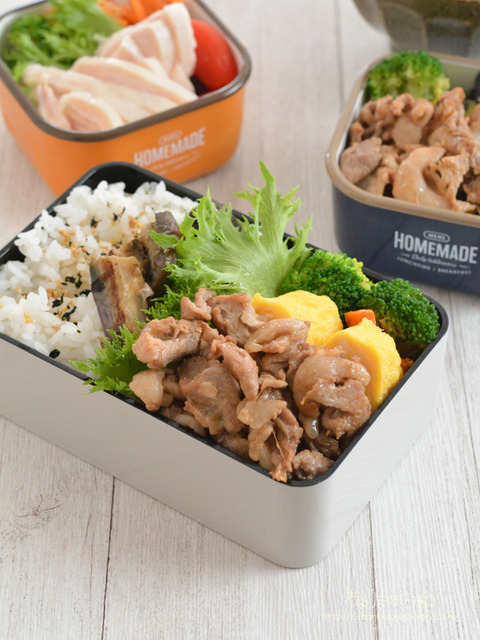 お弁当230803_豚焼きたれ