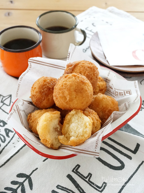 北海道産小麦のケーキドーナツミックスのもちもち豆腐ドーナツ_富澤2508