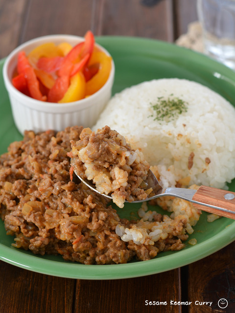 ねりごまキーマカレー_かどや1911-3