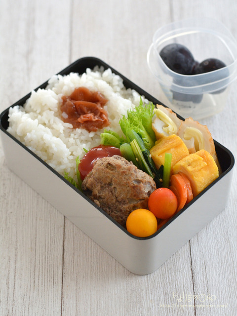 お弁当230819_ハンバーグ