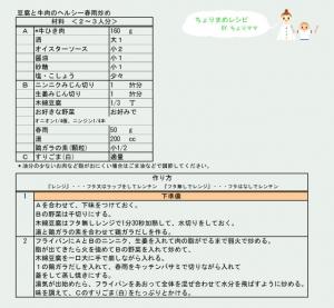 材料・作り方 border=