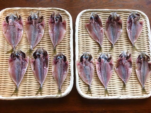 カワイイ 豆あじで作る干物 ちょっとソコマデ