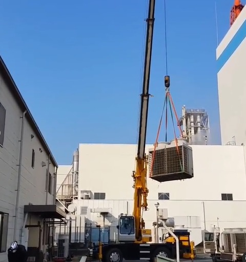 新旧室外機撤去・設置4