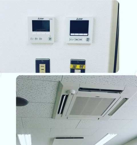 空調機施工後