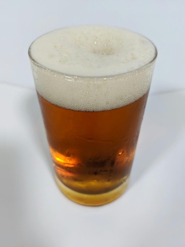 グラスに注がれたビールテイスト飲料