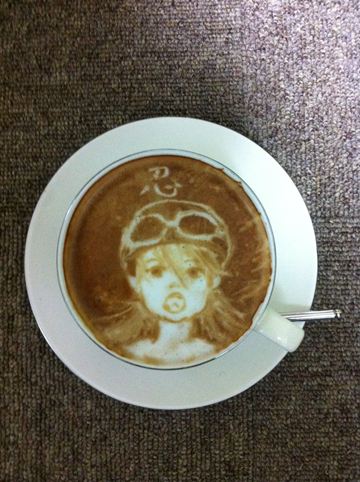 コーヒーアート041(拡大表示) コーヒーアート041(拡大表示)