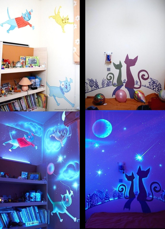 あごひげ海賊団 夜になるほど子供が喜ぶ部屋のインテリア