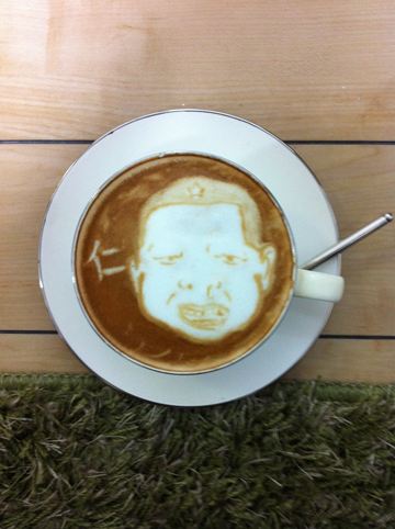 コーヒーアート027(拡大表示) コーヒーアート027(拡大表示)