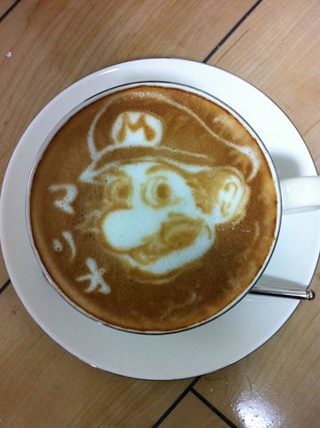コーヒーアート011(拡大表示) コーヒーアート011(拡大表示)
