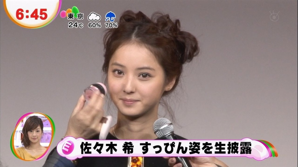 佐々木希のすっぴん１(拡大表示)