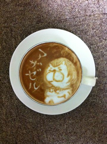 コーヒーアート047(拡大表示) コーヒーアート047(拡大表示)