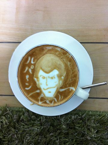 コーヒーアート018(拡大表示) コーヒーアート018(拡大表示)
