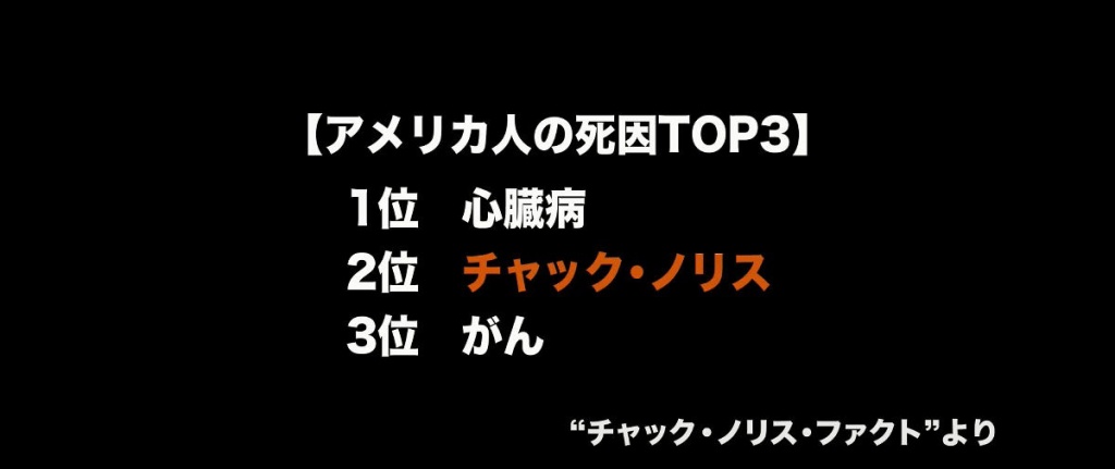 チャック・ノリス1(拡大表示) チャック・ノリス1(拡大表示)