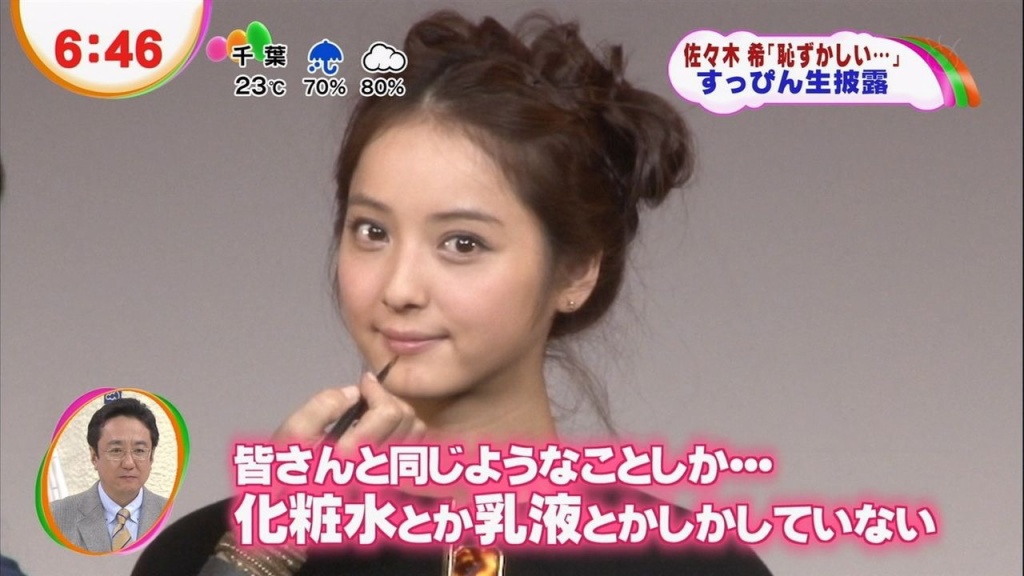 佐々木希のすっぴん４(拡大表示)