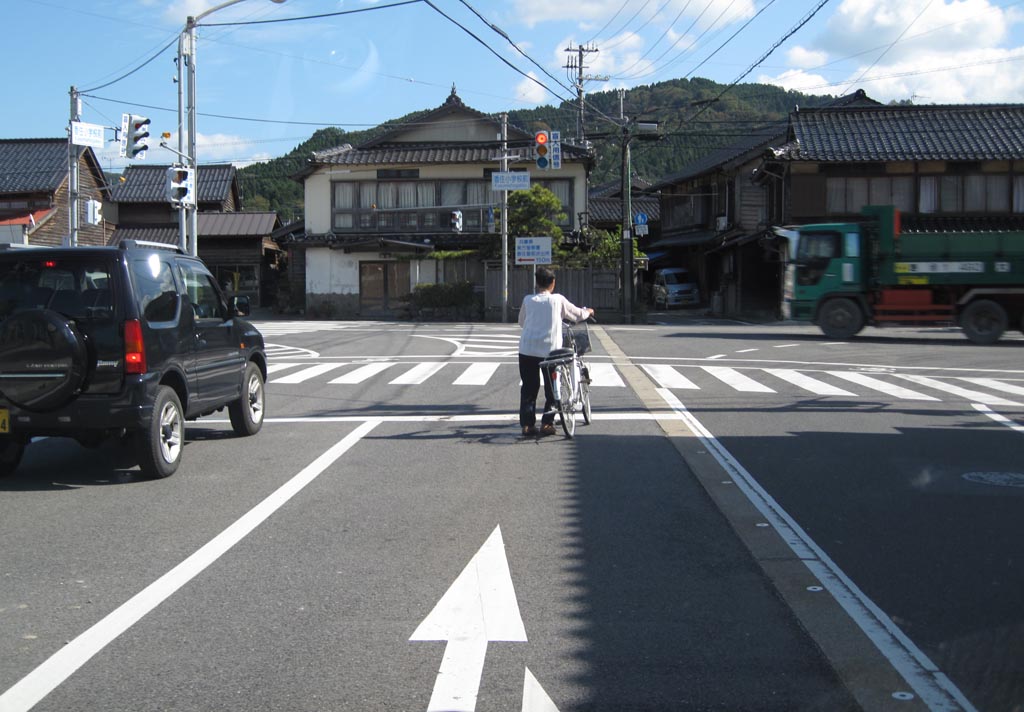 自転車に道路を走らせるからこういうのが出る(拡大表示)