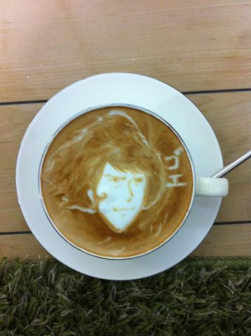コーヒーアート020(拡大表示) コーヒーアート020(拡大表示)