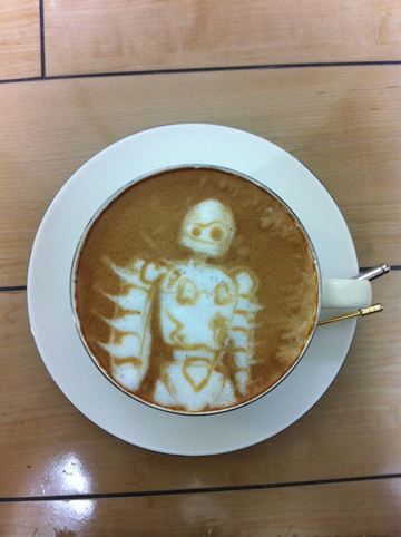 コーヒーアート023(拡大表示) コーヒーアート023(拡大表示)