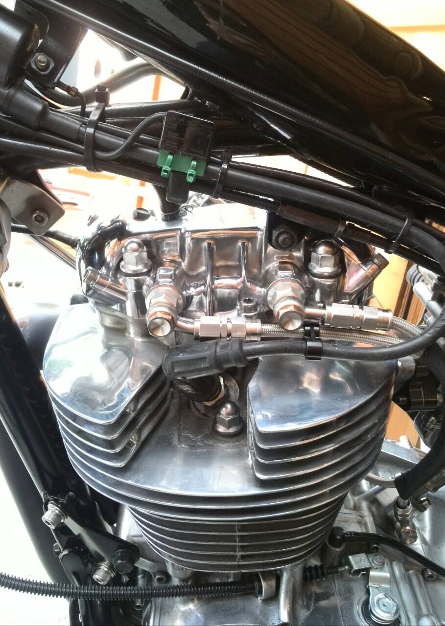 ☆SR400☆ビッグフィンシリンダーヘッド&シリンダー☆ラウンドタイプ