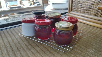 いちごジャム 自然放冷