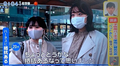 子供用ハーネスの議論再燃で ある声 が続出 注目トピックスch