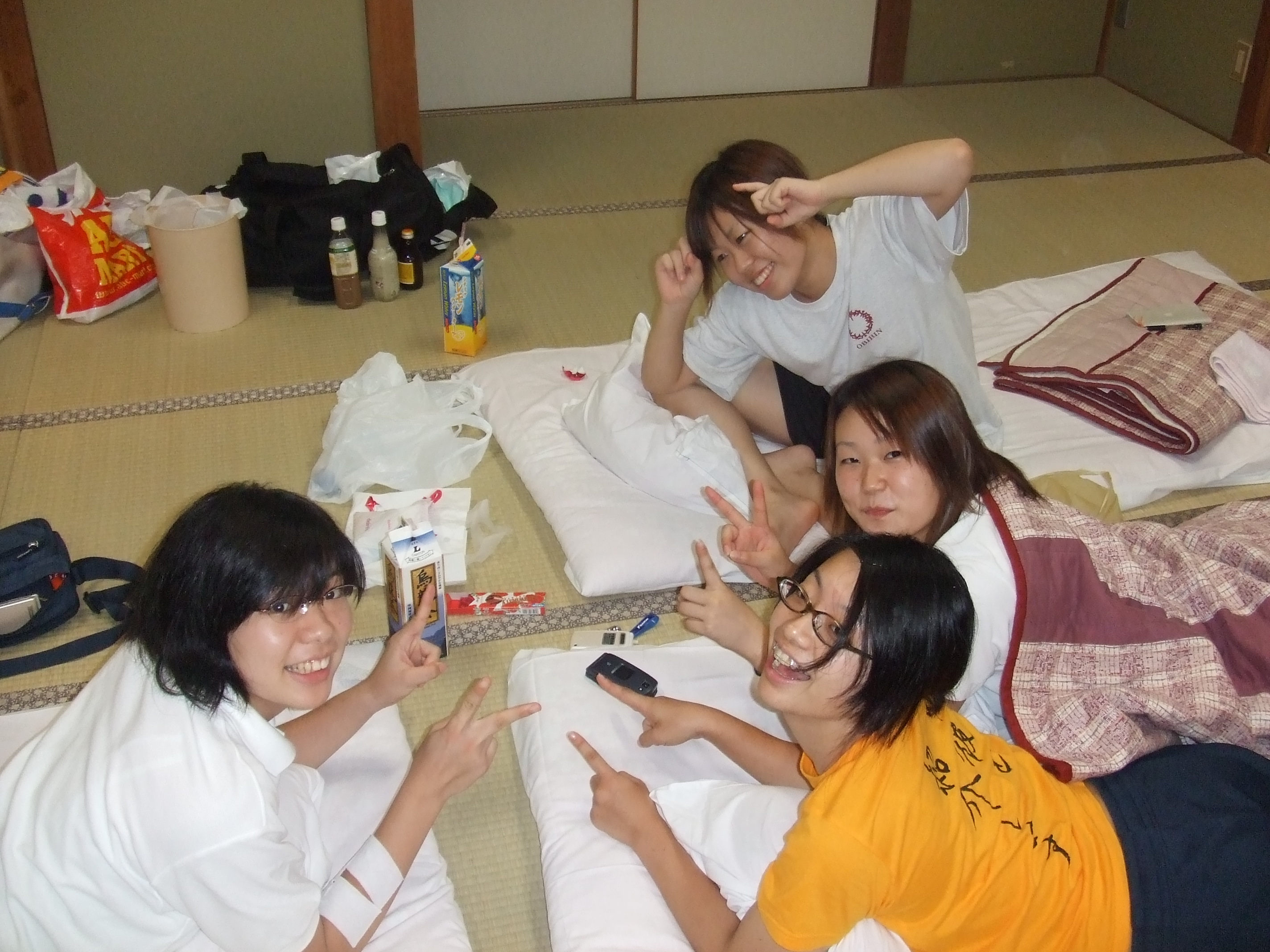 夏合宿 裏 中央大学バレーボール部女子部