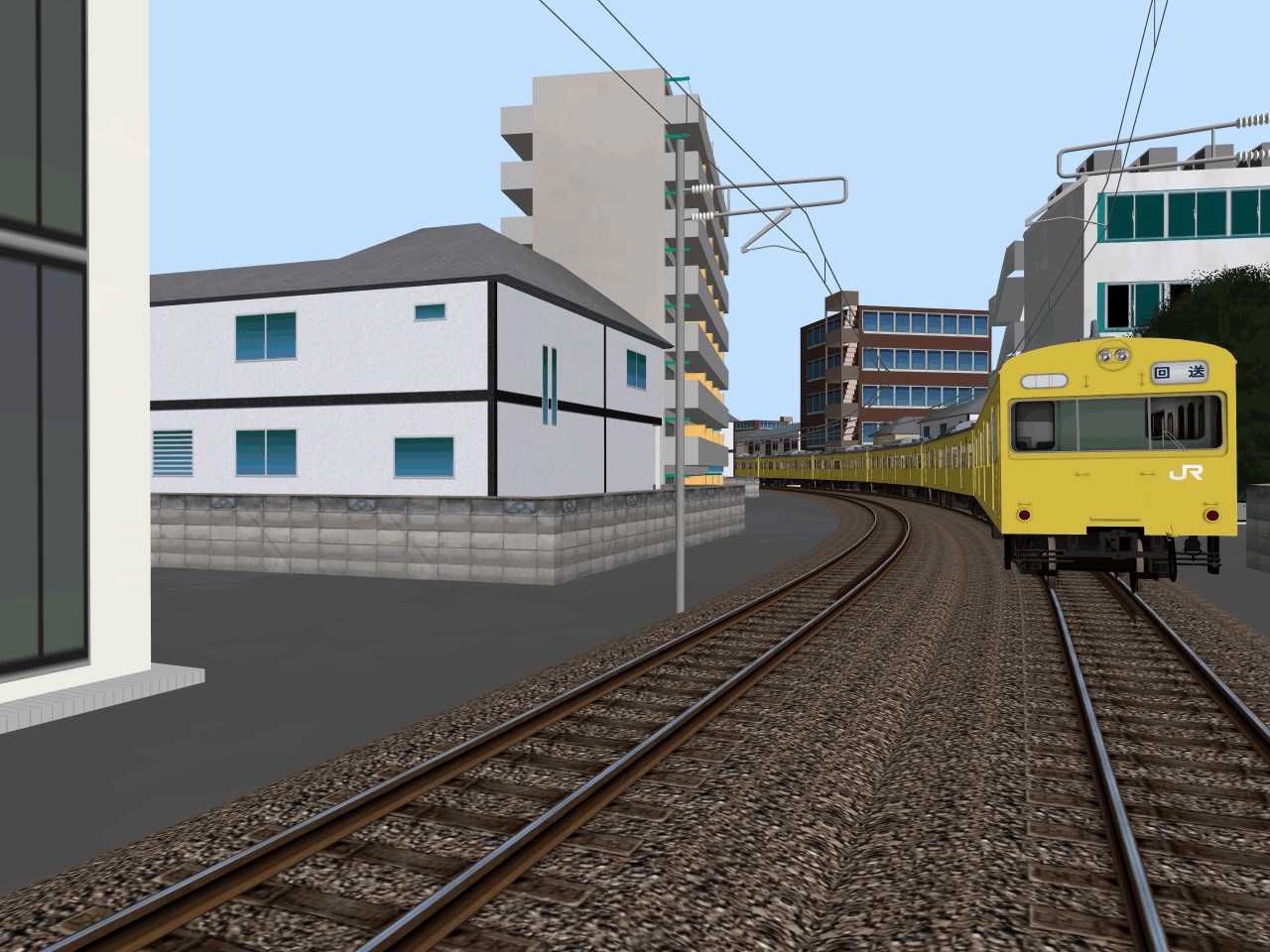 Railsim2 南武線作成 津田山 武蔵溝ノ口 小田急線かぶりつきのブログ