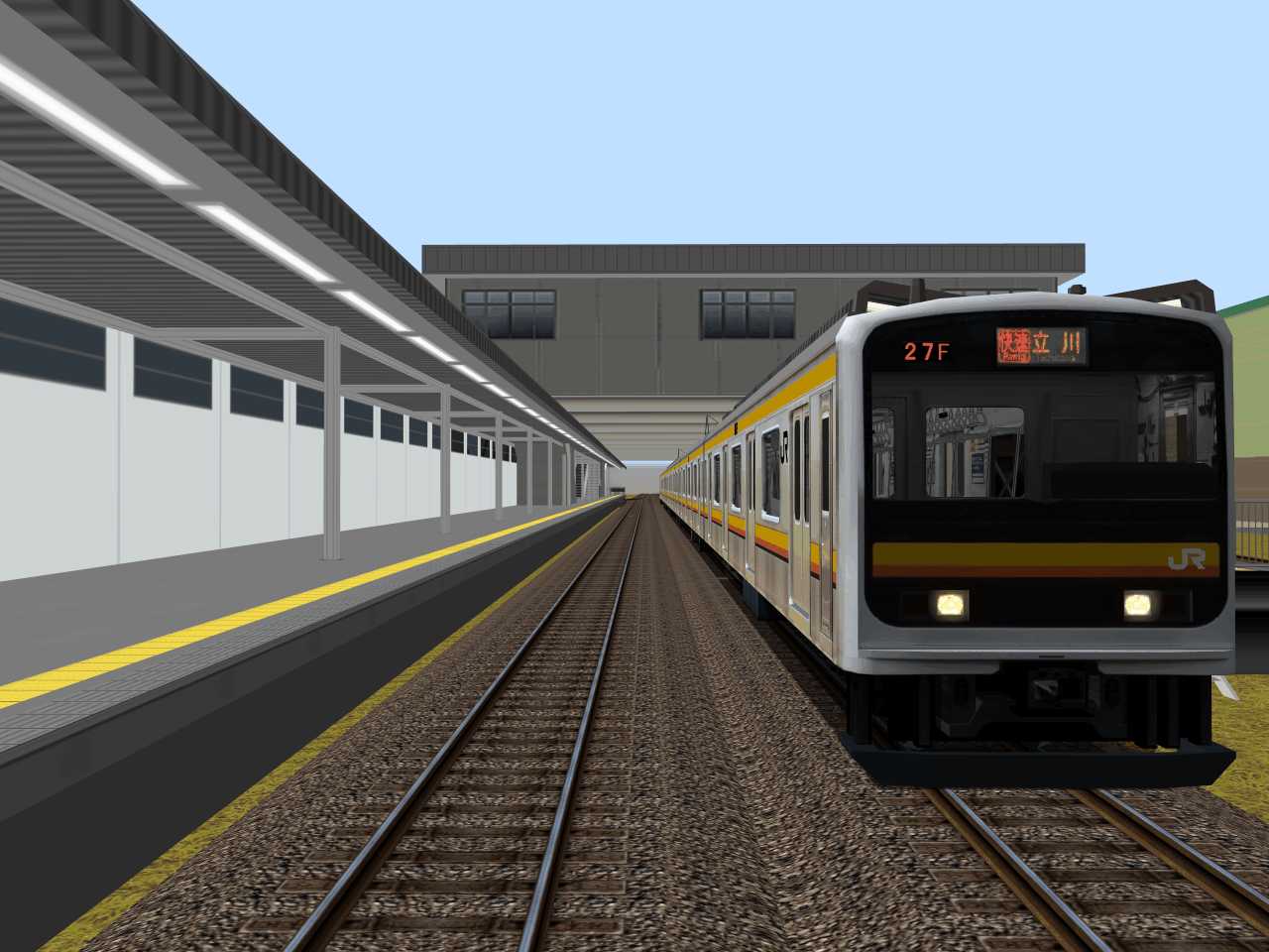 Railsim2南武線 武蔵溝ノ口駅 作成状況 小田急線かぶりつきのブログ