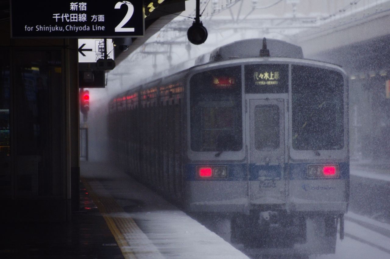 撮り初めは小田急 雪 小田急線かぶりつきのブログ