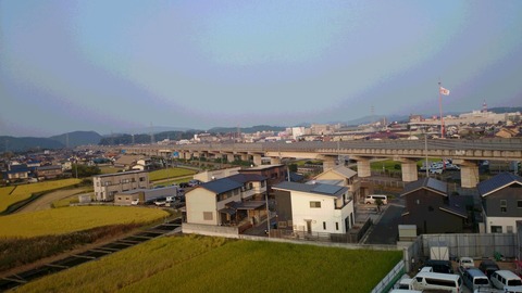 最屋上から見る街並み