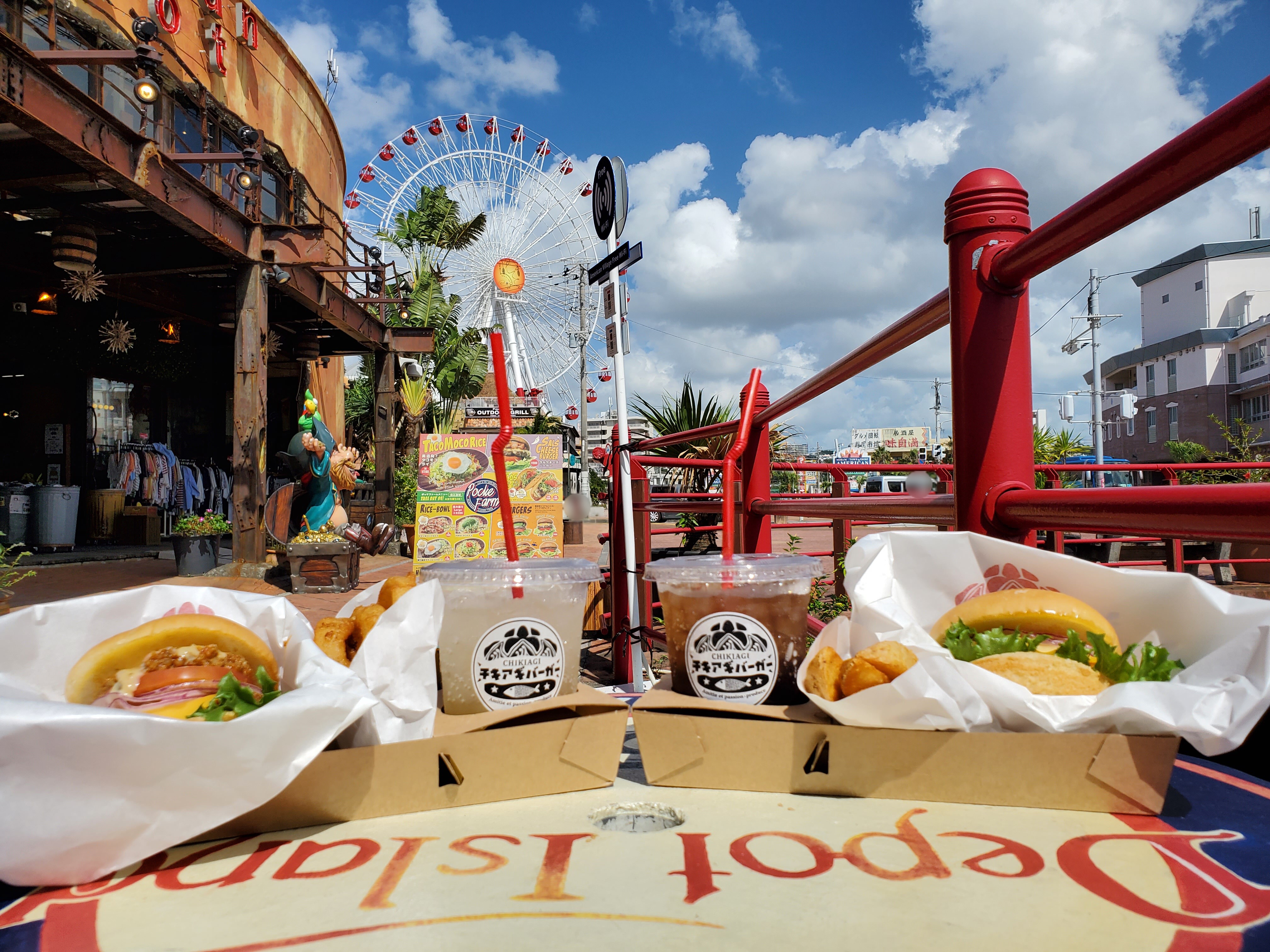 北谷町美浜アメリカンビレッジ内のハンバーガーショップ チキアギバーガー へ行ってきました 美ら浜つーしん 沖縄県北谷町の地域情報サイト