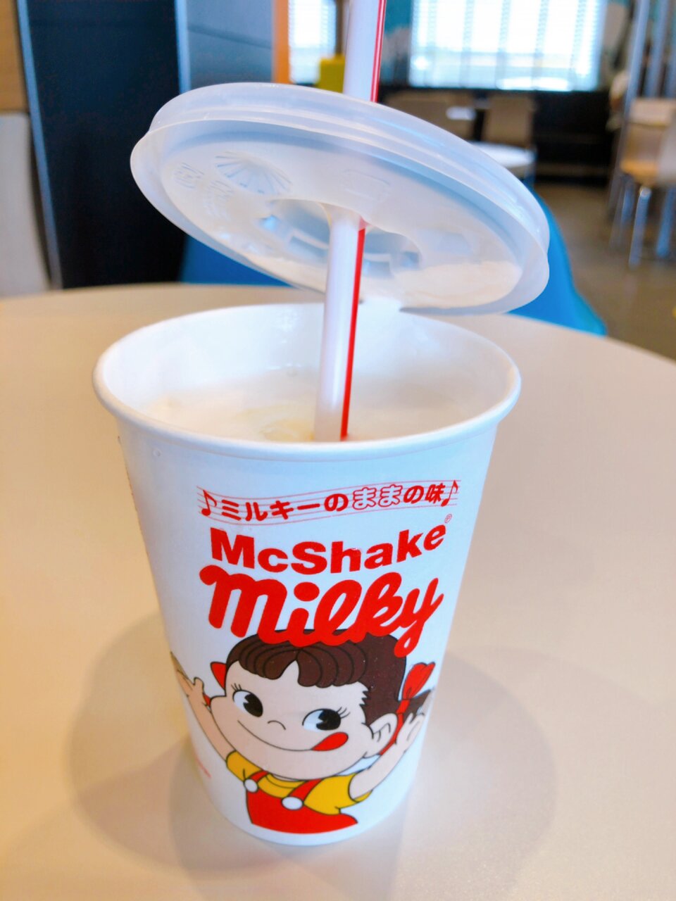 期間限定 マクドナルド 不二家の ミルキー コラボ 早速シェイクとワッフルコーン試してみました 美ら浜つーしん 沖縄県北谷町の地域情報サイト