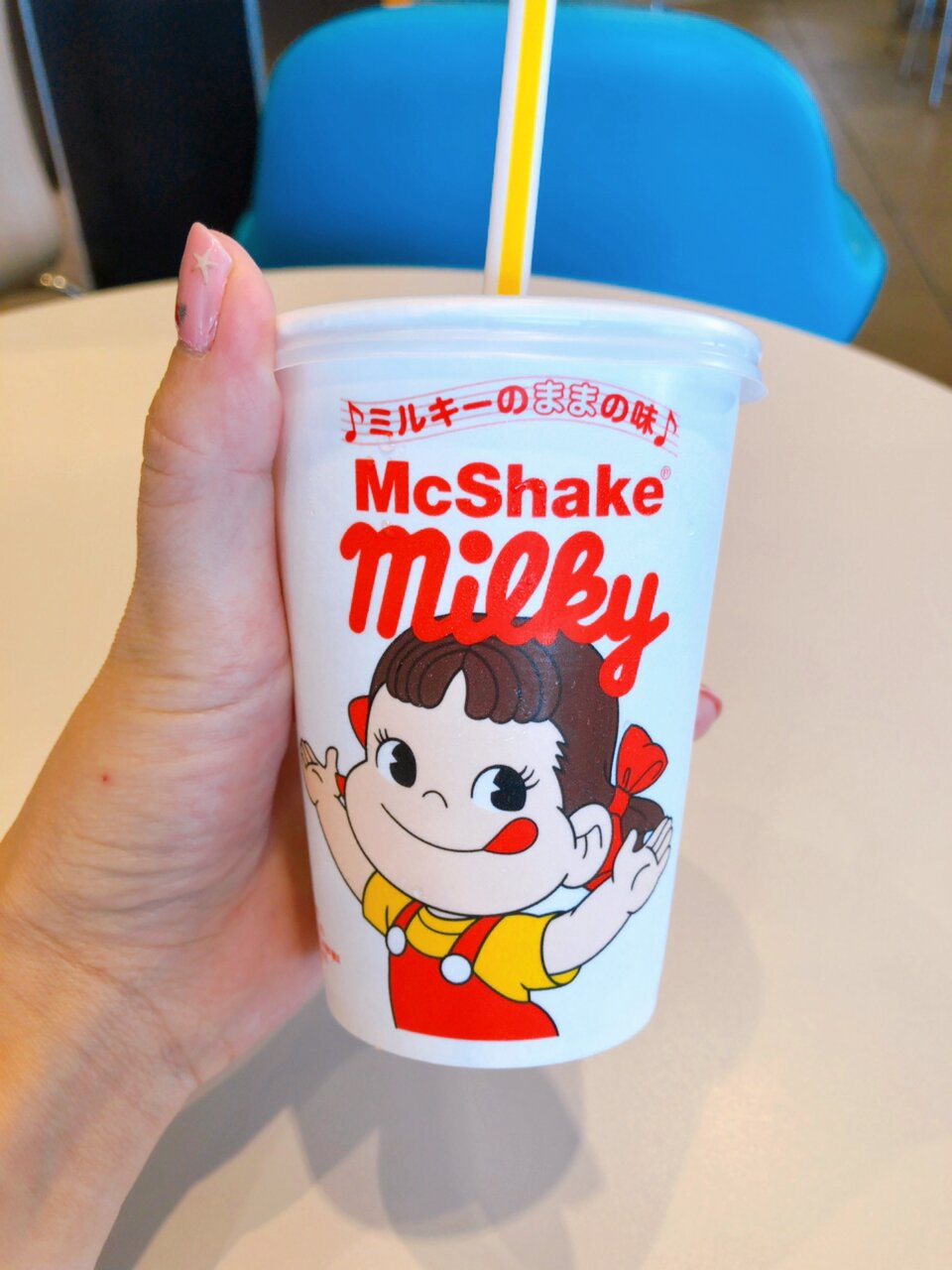 期間限定 マクドナルド 不二家の ミルキー コラボ 早速シェイクとワッフルコーン試してみました 美ら浜つーしん 沖縄県北谷町の地域情報サイト