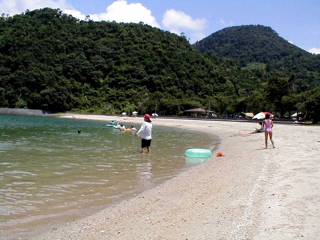 萩の越海水浴場 美ら馬物語