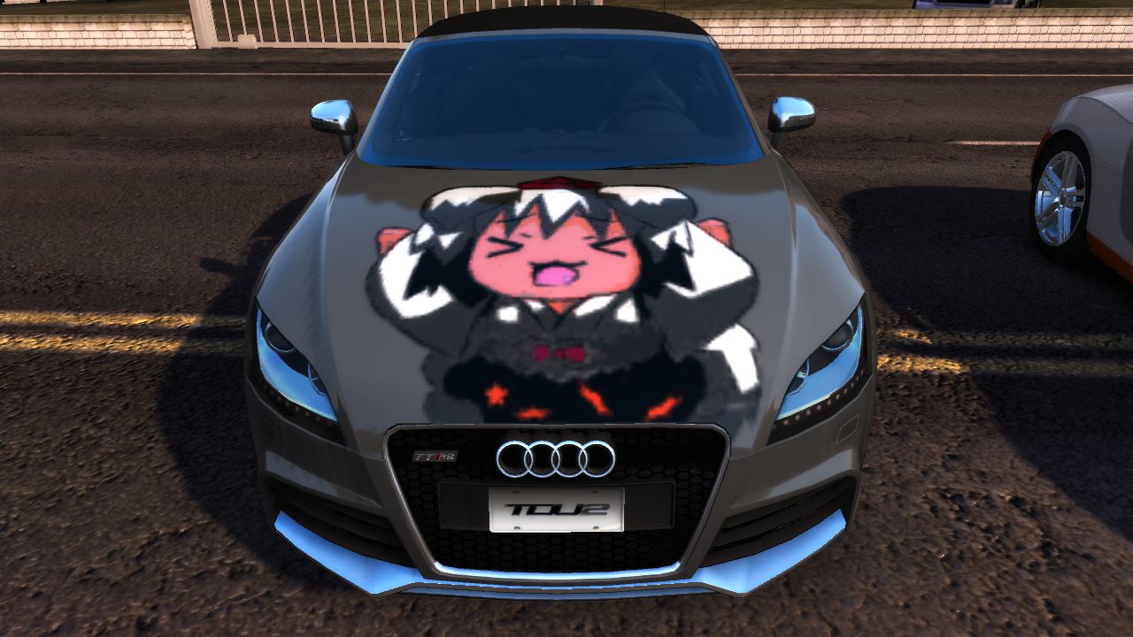 第二回tdu2 カスタムペイントカーオフ チラシの中の人 第二回tdu2 カスタムペイントカーオフ チラシの中の人