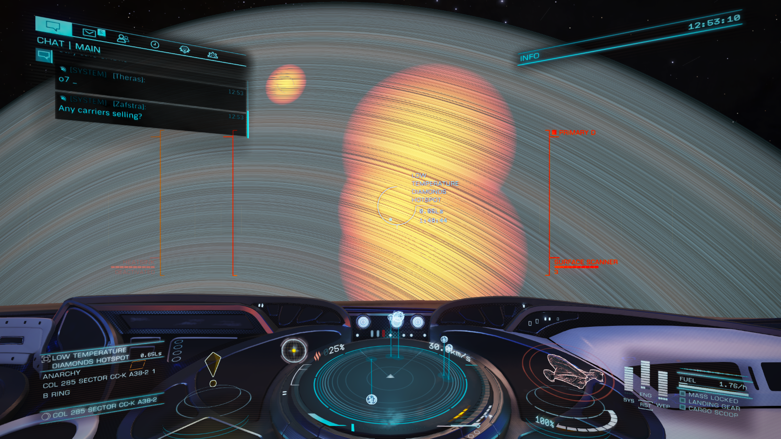 Elite Dangerous 念願 のfleet Carrierを購入 チラシの中の人 Elite Dangerous 念願 のfleet Carrierを購入 チラシの中の人