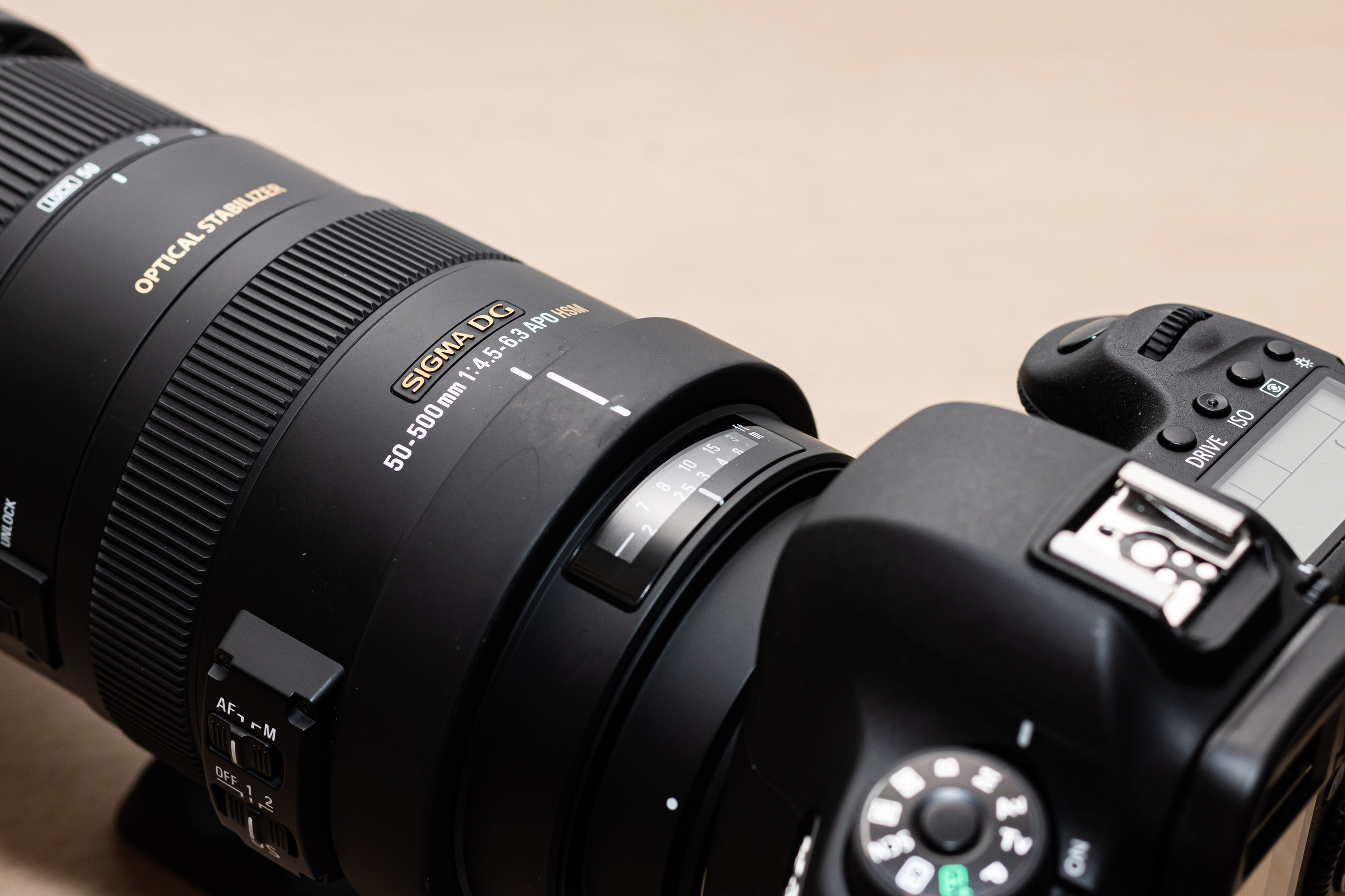 50-500mm APO F4.5-6.3 DG HSM OS シグマ 中古 SIGMA 中古：B(並品 