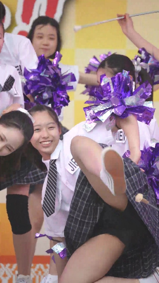 制服チェックプリーツミニスカートＪＣＪＫチアガールチアリーダーパンチラ (31)