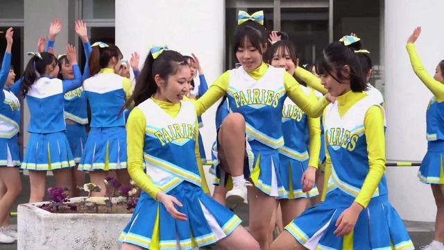 清純女子高生ＪＫチアガールチアリーダーミニスカーパンチラパンツ丸見え (160)