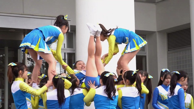 清純女子高生ＪＫチアガールチアリーダーミニスカーパンチラパンツ丸見え (44)