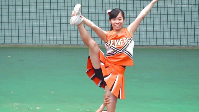 清純清楚埼玉栄高等学校チアガールチアリーダーパンチラパンツ丸見え (33)