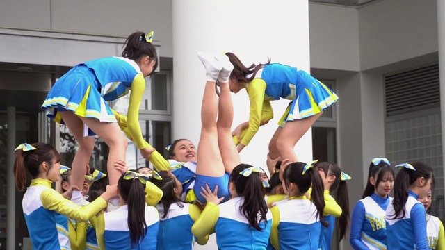 清純女子高生ＪＫチアガールチアリーダーミニスカーパンチラパンツ丸見え (45)