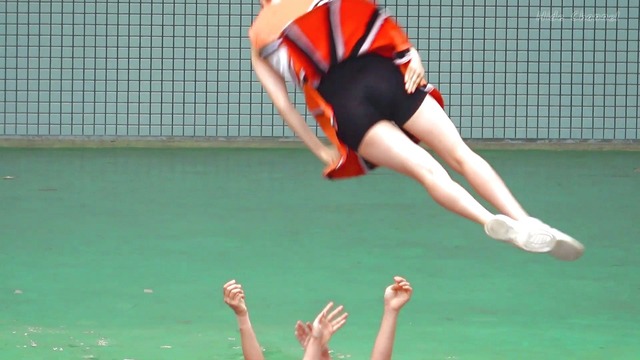 清純清楚埼玉栄高等学校チアガールチアリーダーパンチラパンツ丸見え (56)