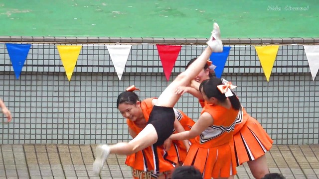 清純清楚埼玉栄高等学校チアガールチアリーダーパンチラパンツ丸見え (94)