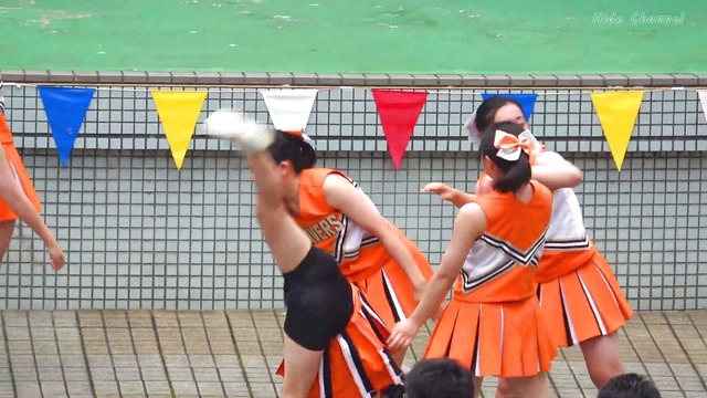 清純清楚埼玉栄高等学校チアガールチアリーダーパンチラパンツ丸見え (108)